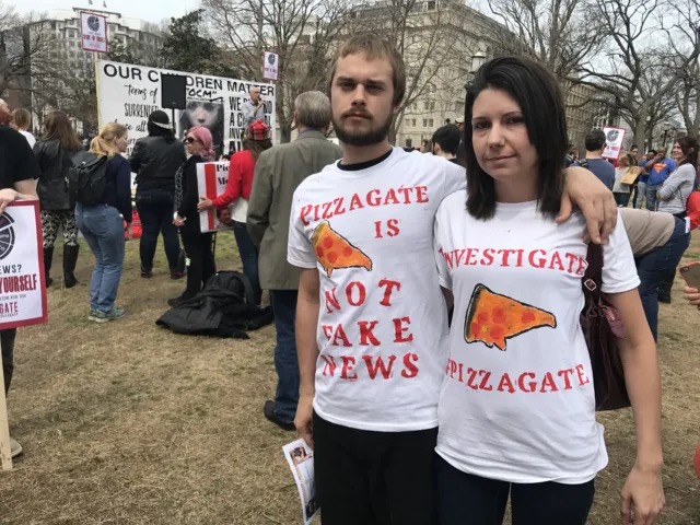Q-anon
Pizza gate
The deep state
Wandering stories
Conspiracy theories